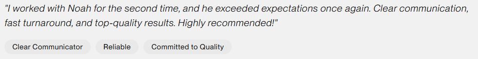 Client review